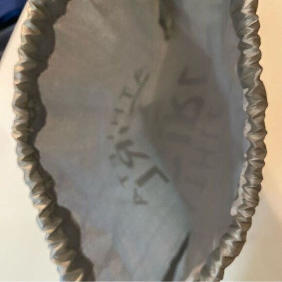 Athleta girl drawstring bag backpack sack silver hot pink set of 2 13x16 - Picture 7 of 11